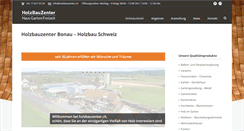 Desktop Screenshot of holzbauzenter.ch